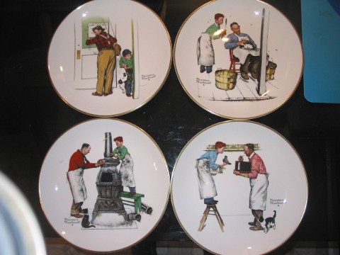 Norman Rockwell – Set Of Four – Limited Edition – 1979