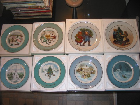 Avon Christmas Plates