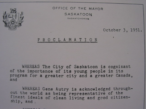 Singing Cowboy Collectibles