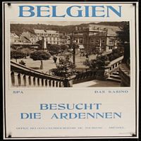 BRUSSELS 1930 TRAVEL POSTERS