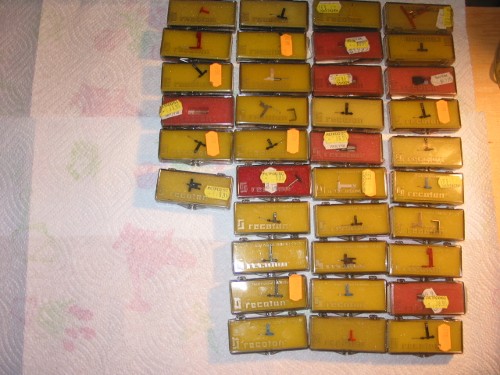 I put all these phonograph needles in storage