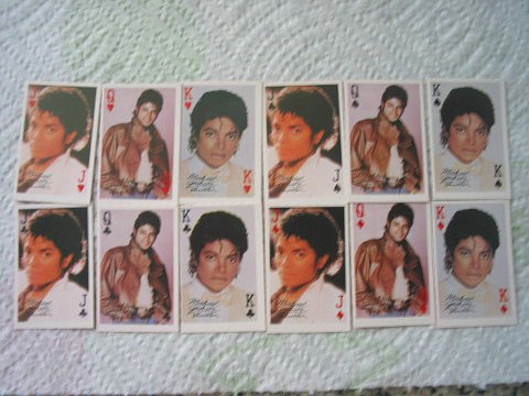 Michael Jackson deck of cards