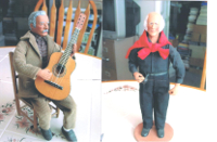 Sculptures from St Paul de Vence, France