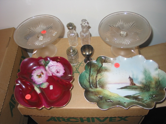 Antiques store bought dishes