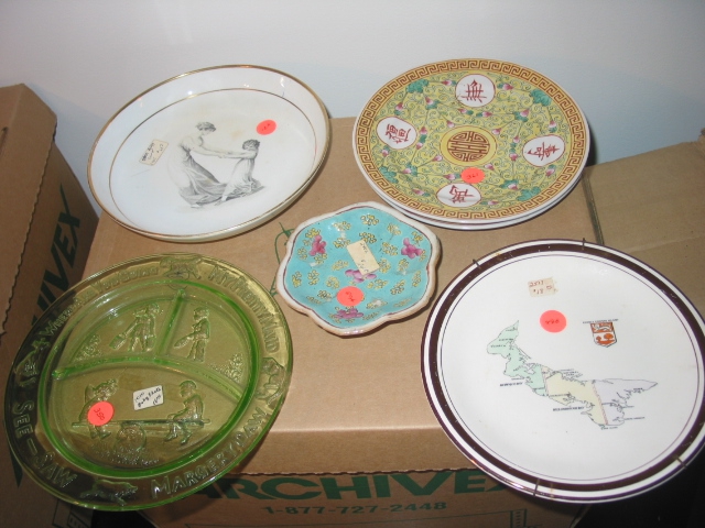 Antique store bought dishes