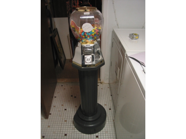 25 cent gum machine – new