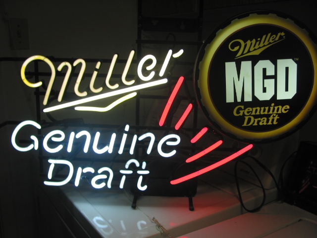 Neon beer sign