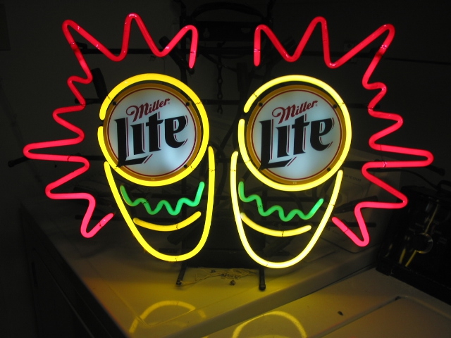 Neon beer sign