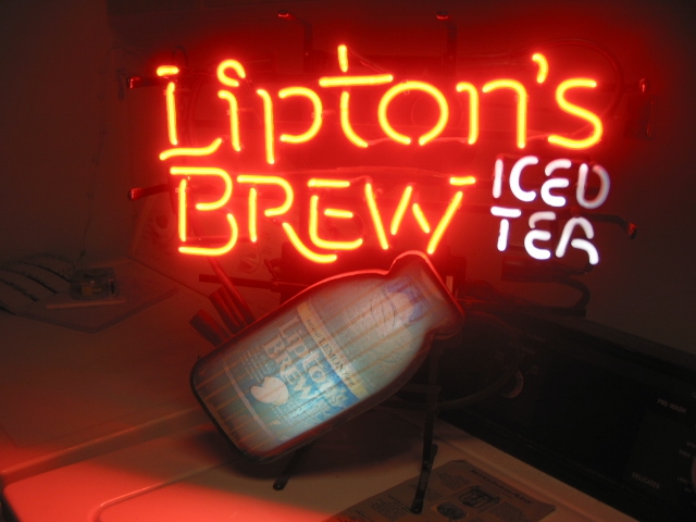 Neon beer sign