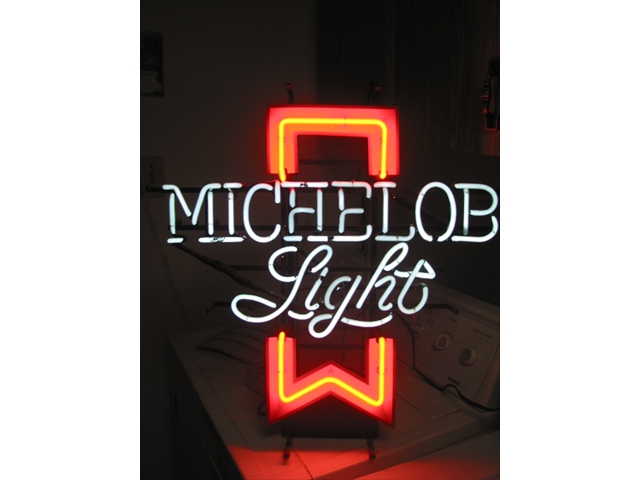 Neon beer sign
