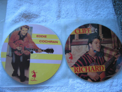 Eddie Cochran - Cliff Richard - Picture Discs